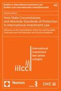 Braun |  Host State Circumstances and Absolute Standards of Protection in International Investment Law | eBook | Sack Fachmedien