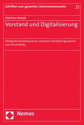 Nowak |  Vorstand und Digitalisierung | eBook | Sack Fachmedien