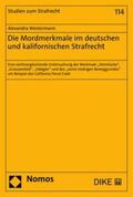 Westermann |  Die Mordmerkmale im deutschen und kalifornischen Strafrecht | eBook | Sack Fachmedien
