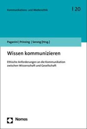 Paganini / Prinzing / Serong |  Wissen kommunizieren | eBook | Sack Fachmedien