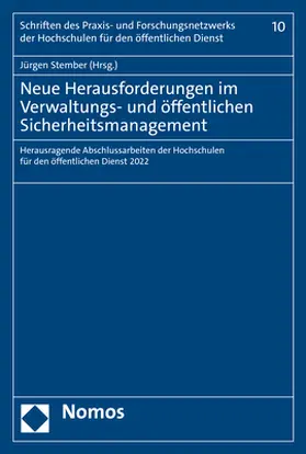 Stember |  Neue Herausforderungen im Verwaltungs- und öffentlichen Sicherheitsmanagement | eBook | Sack Fachmedien