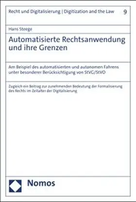 Steege |  Automatisierte Rechtsanwendung und ihre Grenzen | eBook | Sack Fachmedien
