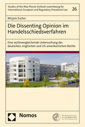 Escher | Die Dissenting Opinion im Handelsschiedsverfahren | E-Book | sack.de