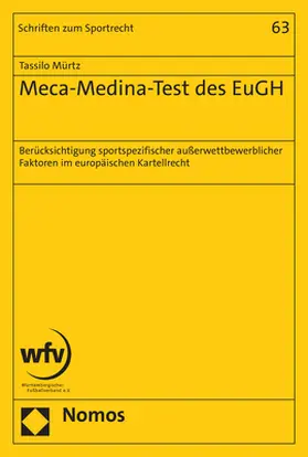 Mürtz | Meca-Medina-Test des EuGH | E-Book | sack.de