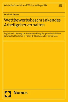 Preetz | Wettbewerbsbeschränkendes Arbeitgeberverhalten | E-Book | sack.de