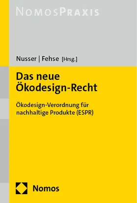 Nusser / Fehse | Das neue Ökodesign-Recht | E-Book | sack.de