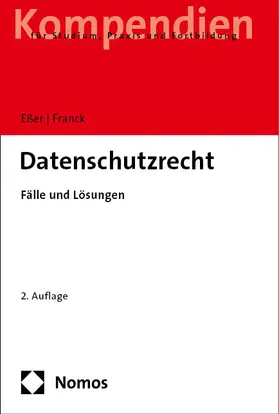 Eßer / Franck |  Datenschutzrecht | eBook | Sack Fachmedien