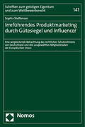 Steffensen |  Irreführendes Produktmarketing durch Gütesiegel und Influencer | eBook | Sack Fachmedien