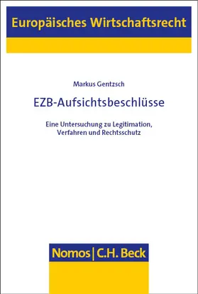 Gentzsch | EZB-Aufsichtsbeschlüsse | E-Book | www.sack.de