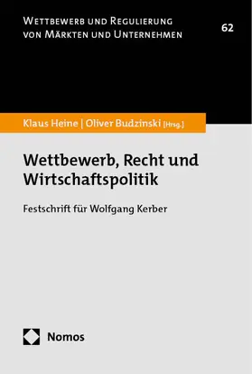 Heine / Budzinski | Wettbewerb, Recht und Wirtschaftspolitik | E-Book | www.sack.de