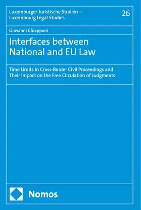 Chiapponi |  Interfaces between National and EU Law | eBook | Sack Fachmedien