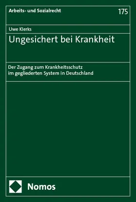 Klerks |  Ungesichert bei Krankheit | eBook | Sack Fachmedien