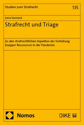 Sonneck |  Strafrecht und Triage | eBook | Sack Fachmedien