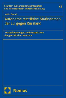 Samek | Autonome restriktive Maßnahmen der EU gegen Russland | E-Book | sack.de
