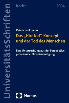 Beckmann | Das „Hirntod“-Konzept und der Tod des Menschen | E-Book | sack.de