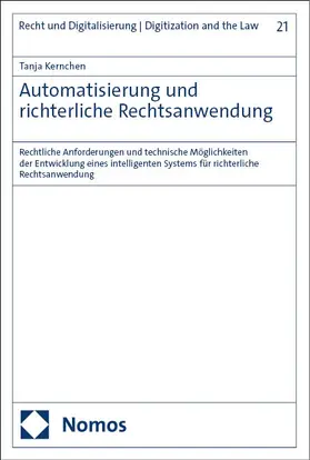 Kernchen |  Automatisierung und richterliche Rechtsanwendung | eBook | Sack Fachmedien