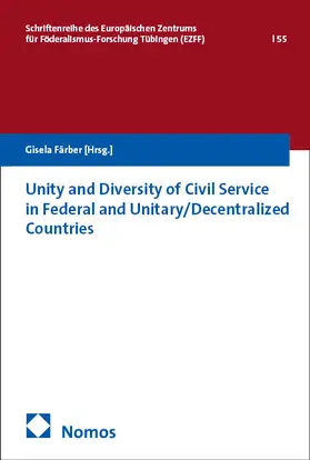 Färber | Unity and Diversity of Civil Service in Federal and Unitary/Decentralized Countries | E-Book | www.sack.de