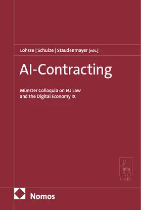 Lohsse / Schulze / Staudenmayer |  AI-Contracting | eBook | Sack Fachmedien