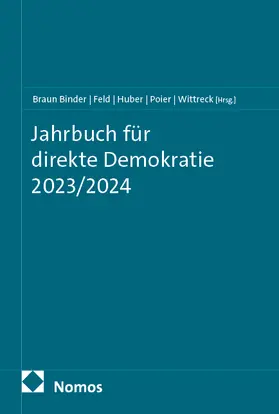 Braun Binder / Feld / Huber |  Jahrbuch für direkte Demokratie 2023/2024 | eBook | Sack Fachmedien