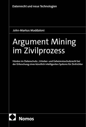 Maddaloni | Argument Mining im Zivilprozess | E-Book | www.sack.de