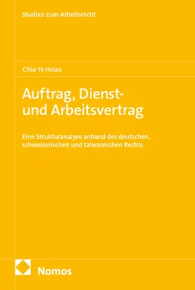 Hsiao |  Auftrag, Dienst- und Arbeitsvertrag | eBook | Sack Fachmedien