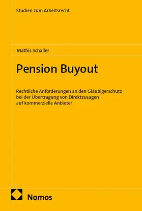 Schaller |  Pension Buyout | eBook | Sack Fachmedien