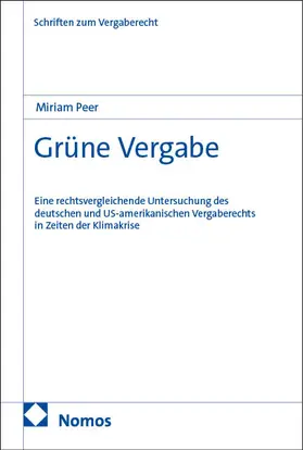 Peer |  Grüne Vergabe | eBook | Sack Fachmedien
