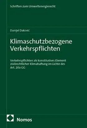 Dakovic |  Klimaschutzbezogene Verkehrspflichten | eBook | Sack Fachmedien