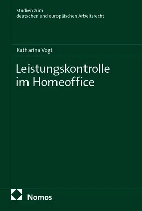 Vogt |  Leistungskontrolle im Homeoffice | eBook | Sack Fachmedien
