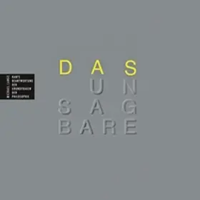 Lange |  Das Unsagbare | Buch |  Sack Fachmedien