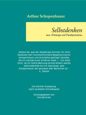 Schopenhauer / Bertram | Selbstdenken | E-Book | sack.de