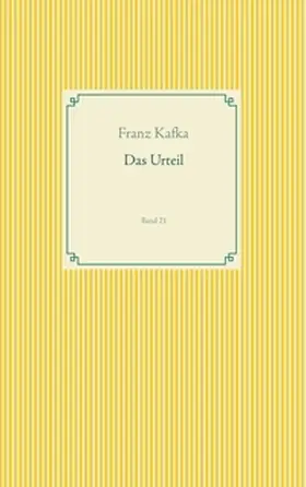 Kafka |  Das Urteil | Buch |  Sack Fachmedien
