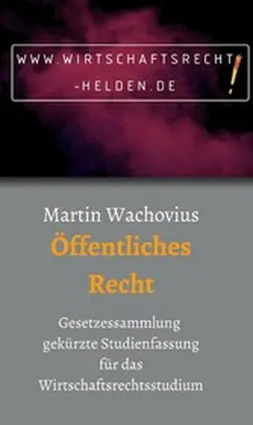 Wachovius |  Öffentliches Recht | eBook | Sack Fachmedien