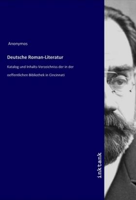 Anonymos |  Deutsche Roman-Literatur | Buch |  Sack Fachmedien