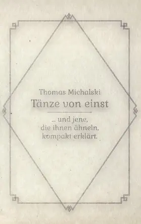 Michalski |  Tänze von Einst | eBook | Sack Fachmedien