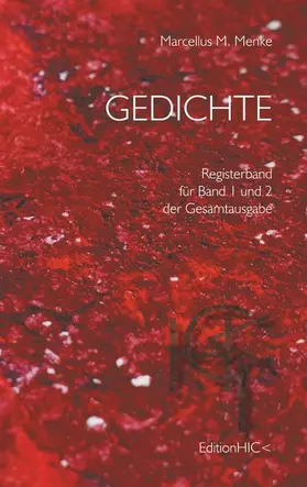 Menke |  Gedichte Registerband | eBook | Sack Fachmedien