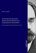 Kehrein |  Grammatik der deutschen Sprache des funfzehnten bis siebenzehnten Jahrhunderts | Buch |  Sack Fachmedien