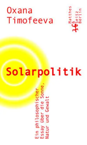 Timofeeva |  Solarpolitik | Buch |  Sack Fachmedien