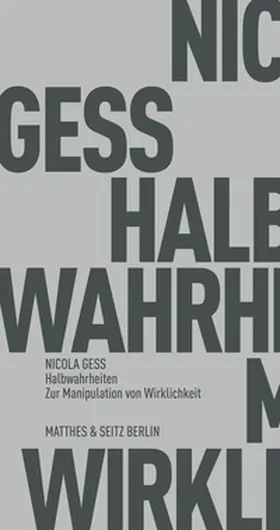 Gess |  Halbwahrheiten | Buch |  Sack Fachmedien