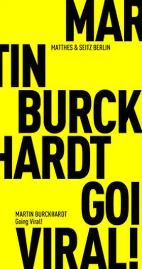 Burckhardt |  Going Viral! | Buch |  Sack Fachmedien