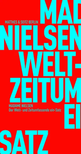 Nielsen |  Der Welt- & Zeitumfassende ein-Satz | Buch |  Sack Fachmedien