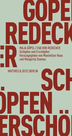 Göpel / Redecker / Tsomou |  Schöpfen und Erschöpfen | eBook | Sack Fachmedien