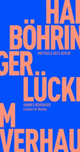 Böhringer |  Lücken im Verhau | Buch |  Sack Fachmedien