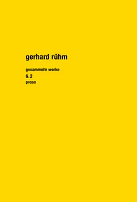 Rühm / Lichtenfeld |  Gesammelte Werke 6.2 | Buch |  Sack Fachmedien