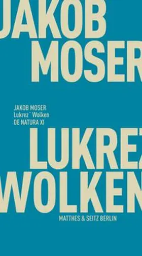 Moser / Fehrenbach |  Lukrez' Wolken | Buch |  Sack Fachmedien