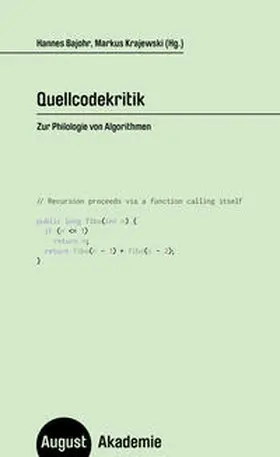 Bajohr / Krajewski |  Quellcodekritik | Buch |  Sack Fachmedien