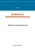 Jäger |  Handbuch zur Rentenbarwertberechnung | Buch |  Sack Fachmedien