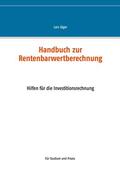 Jäger |  Handbuch zur Rentenbarwertberechnung | eBook | Sack Fachmedien