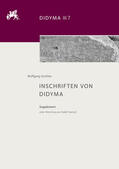 Bumke / Günther / Haensch |  Inschriften von Didyma | Buch |  Sack Fachmedien