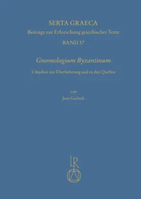 Gerlach |  Gnomologium Byzantinum | Buch |  Sack Fachmedien